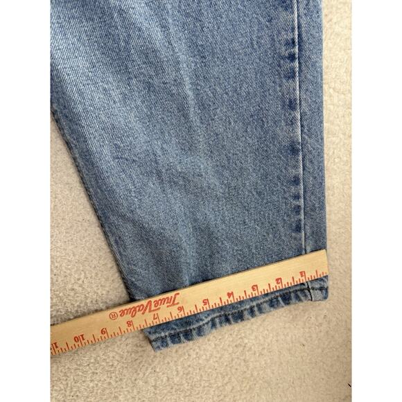 Vintage Carhartt Jeans Mens 36x30 Blue 5 Pocket Logo Patch READ/WORN - Picture 13 of 16